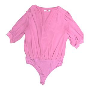 Buddy Love Pink Bodysuit NWOT